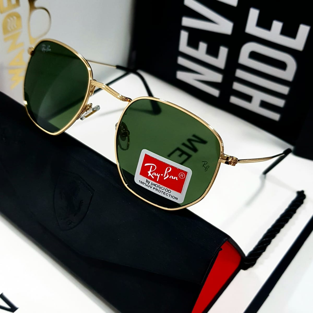 Rayban Hexagonal+Estuche Tipo Original