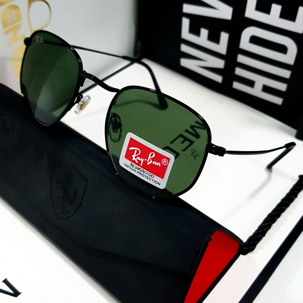 Rayban Hexagonal + Estuche Tipo Original