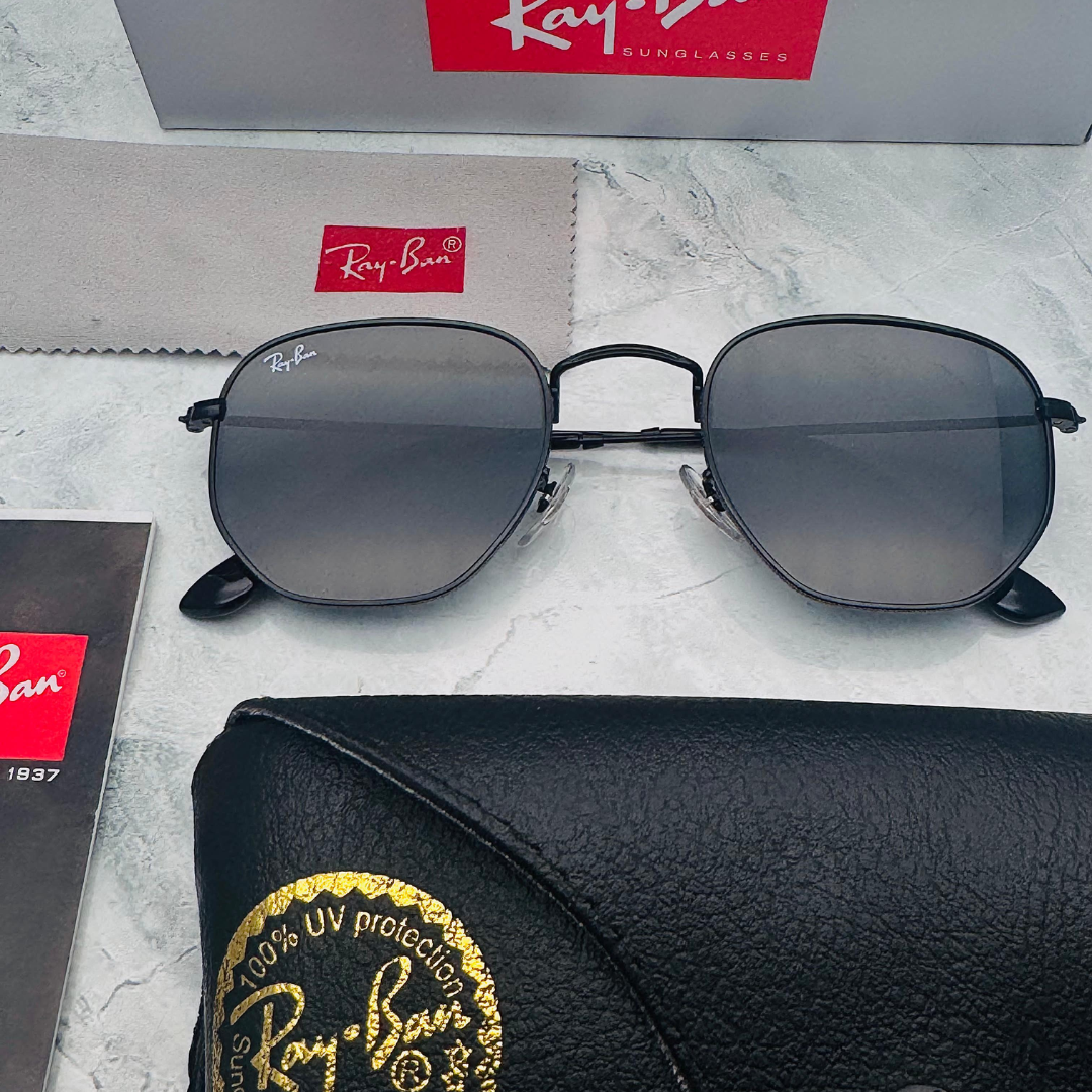 Rayban Hexagonal+Estuche Tipo Original