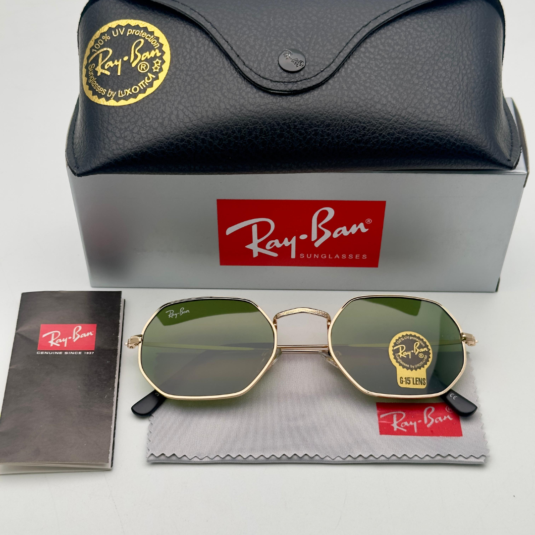 Rayban Octagonal+Estuche Tipo Original