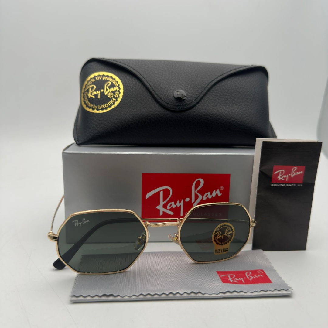 Rayban Octagonal + Estuche Tipo Original