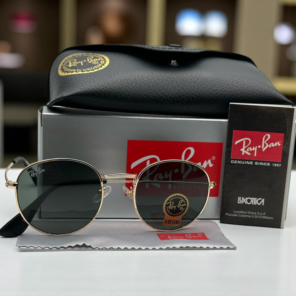 Rayban Round + Estuche Original