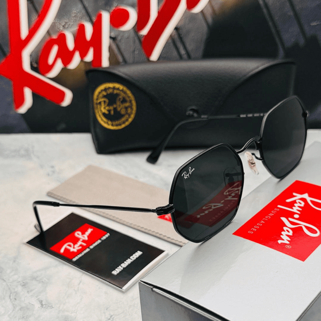 Rayban Octagonal + Estuche Tipo Original