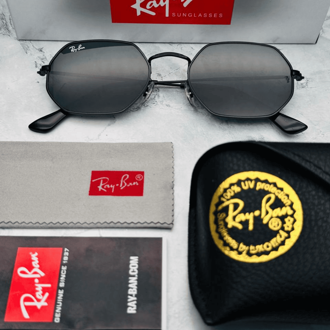 Rayban Octagonal + Estuche Tipo Original
