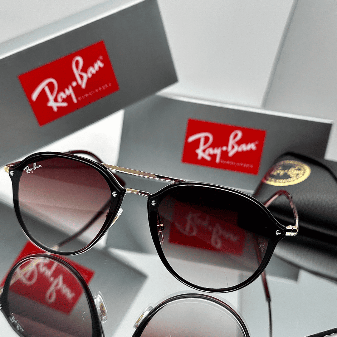 Rayban Round Fleck Plus + Estuche Origina